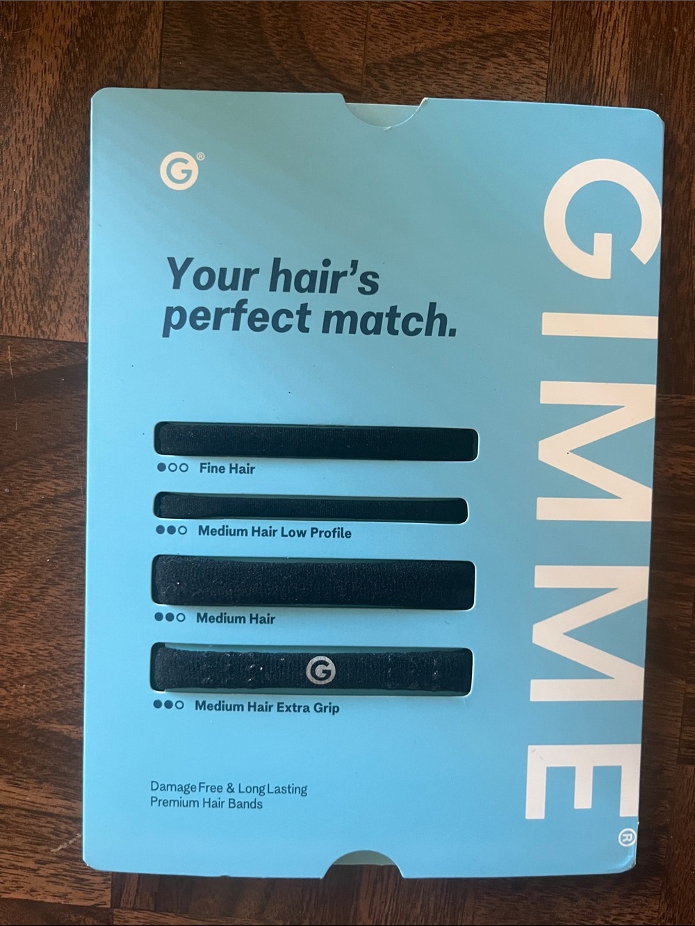 Gimme Black Hair Bands- Long Lasting and Damage Free